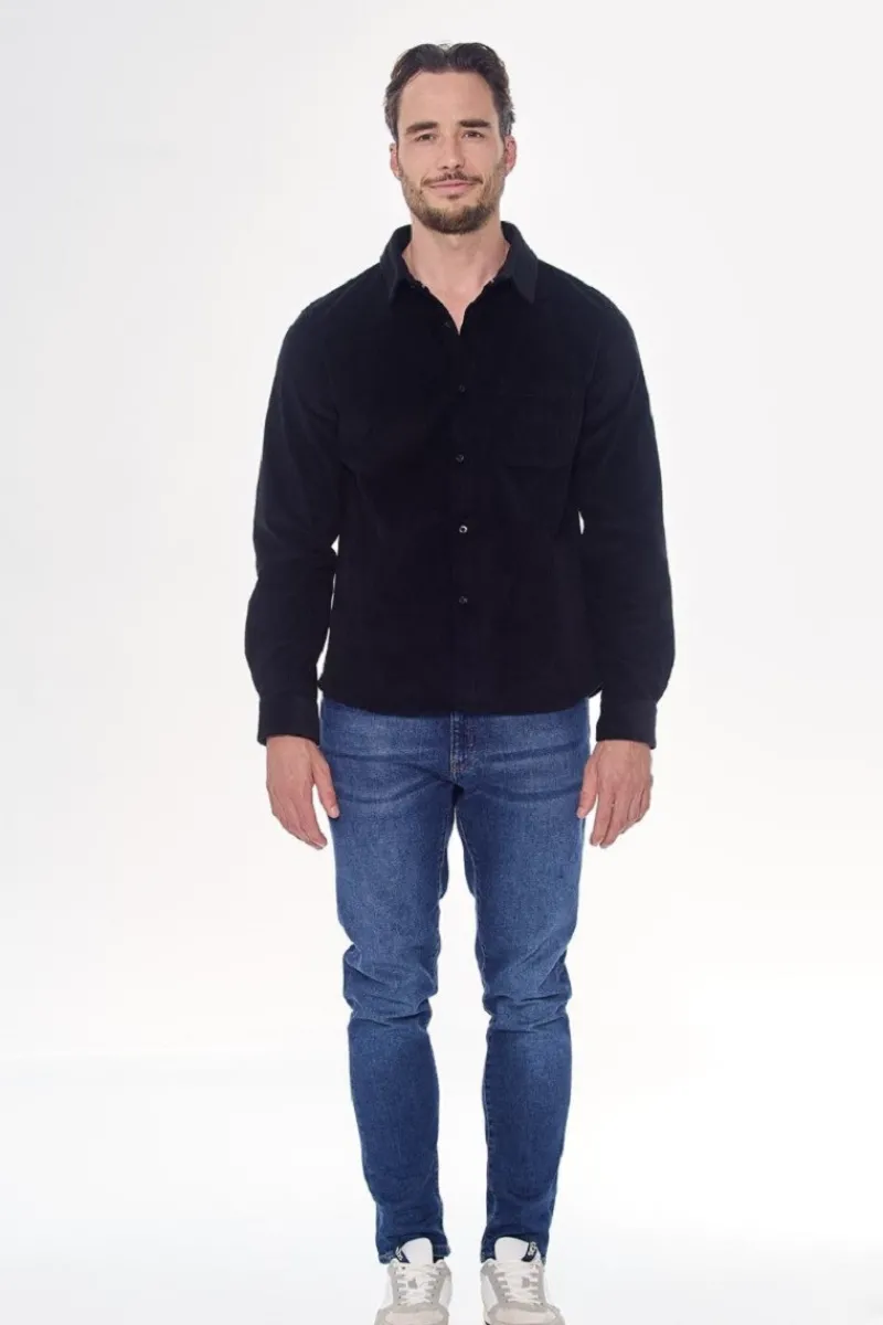 Homme Harcour Shavi Chemise Velours
